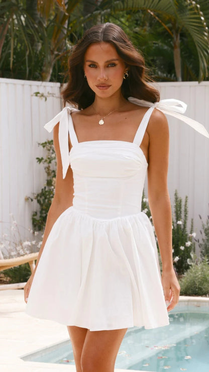 Haisley Mini Dress - White