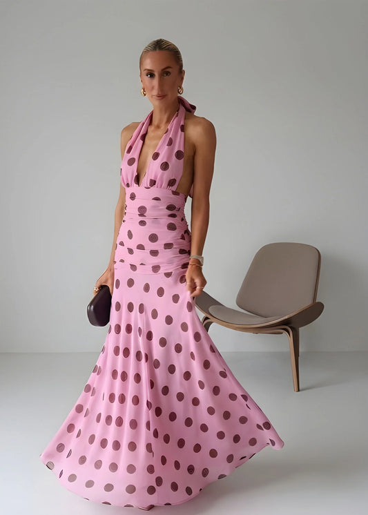 Livette - Polka Dot Maxi Dress