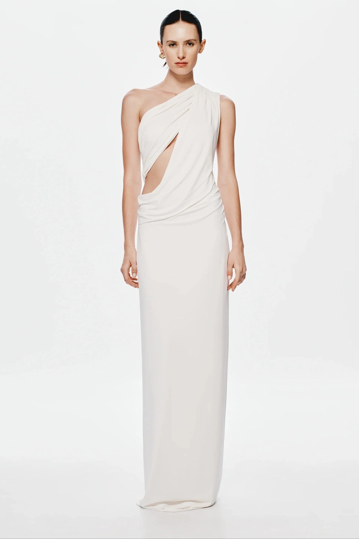 Misha Solstice Cupro Maxi Dress - Ivory