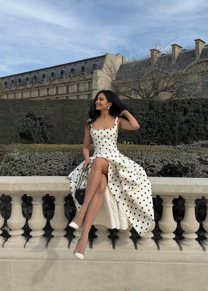 Livette - Polka Dot Midi Dress