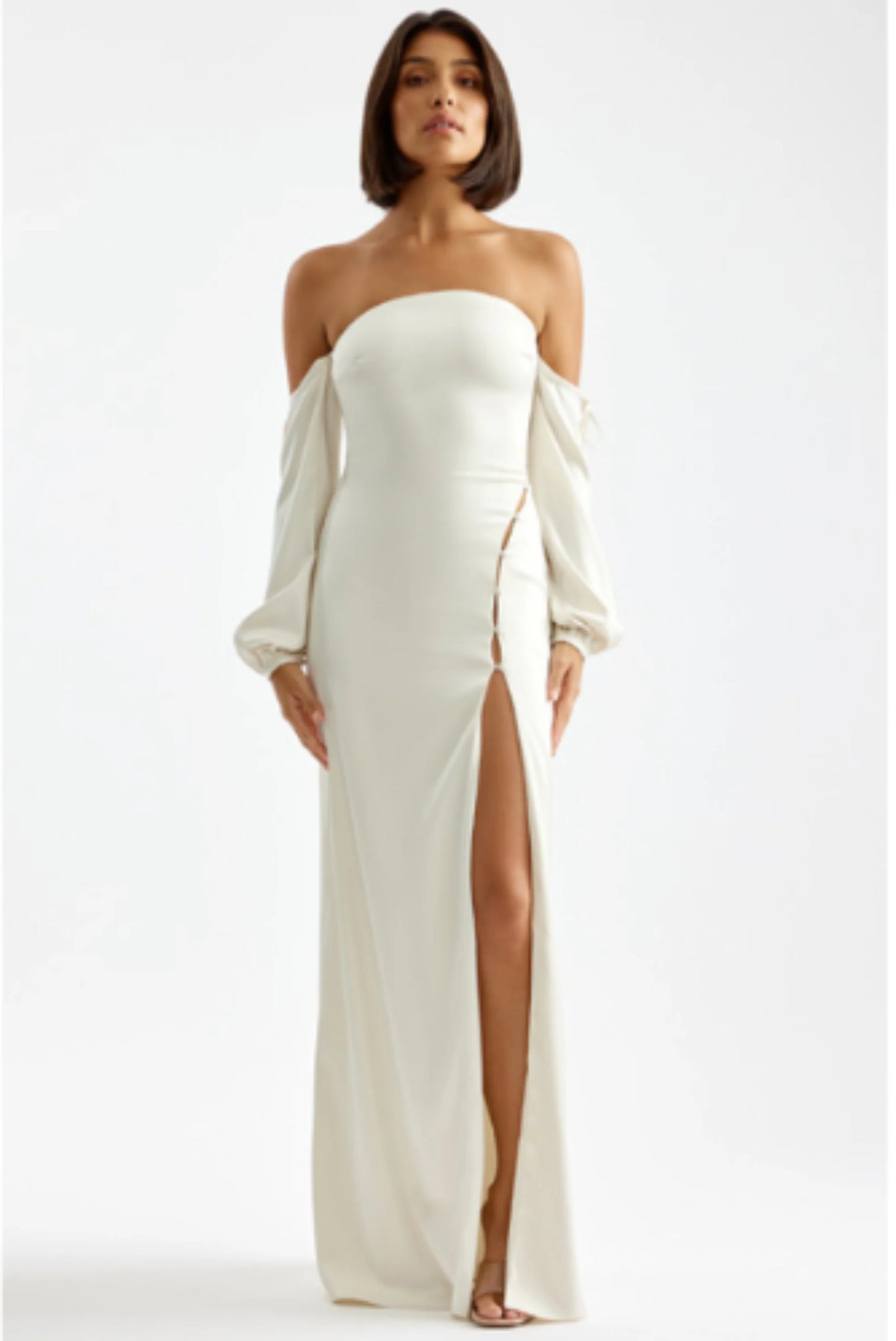 Arden Dress - Oyster